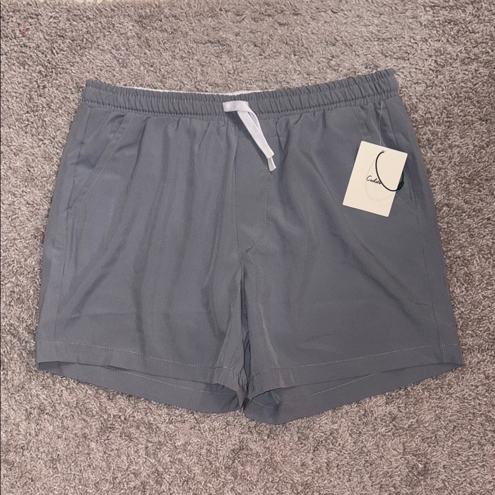 Cadets Men’s Le Club Shorts in Gray SZ S NWT